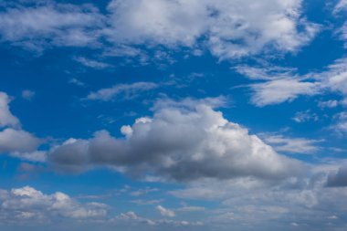 closeup bulut mavi gökyüzü arka plan üzerinde