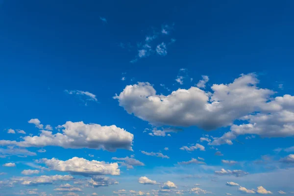 Krásné Modré Oblohy Jasno Přírodní Pozadí — Stock fotografie