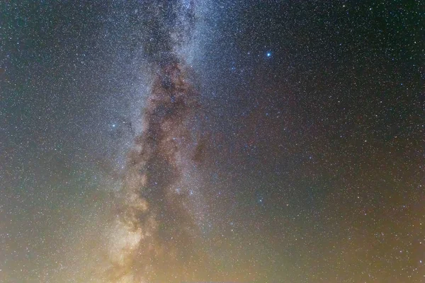 Vía Láctea Noche Cielo Oscuro —  Fotos de Stock