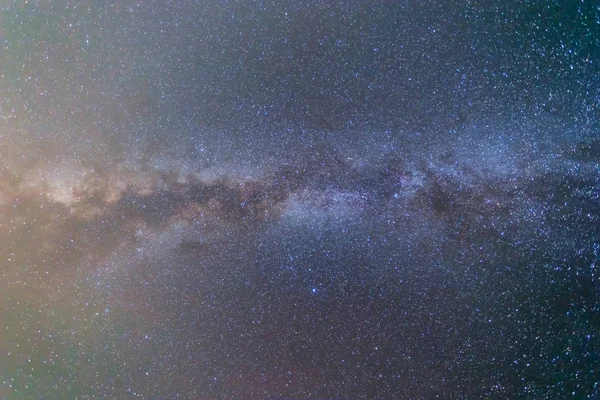 Nocne Ciemności Gwiaździste Niebo Mlecznej Tle Natura — Zdjęcie stockowe