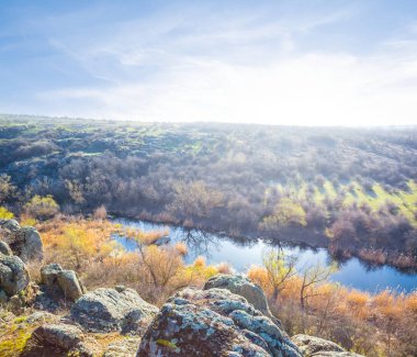 sabah erken Kanyon'da akışında Nehri