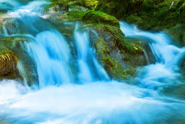 taşlar arasında acele closeup creek