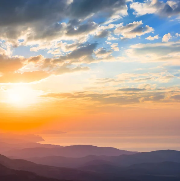 Ruhige Szene Der Bucht Bei Sonnenuntergang — Stockfoto