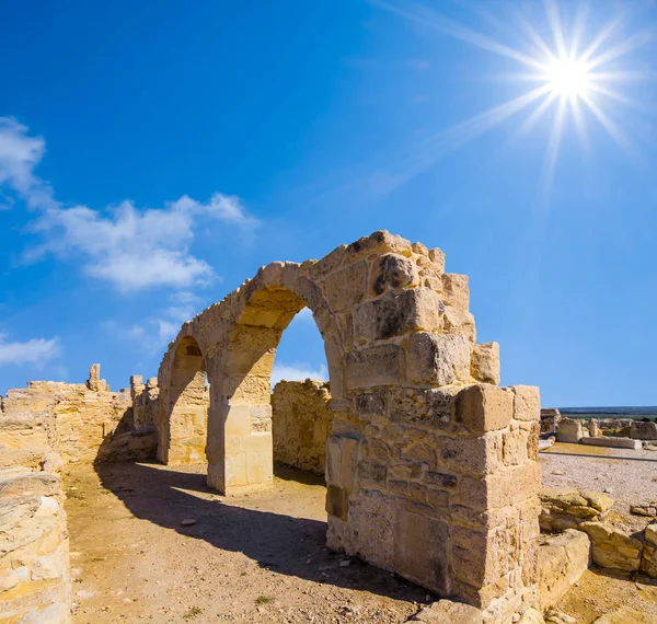 Old Medieval Ruin Sparkle Sun — Stock Photo, Image