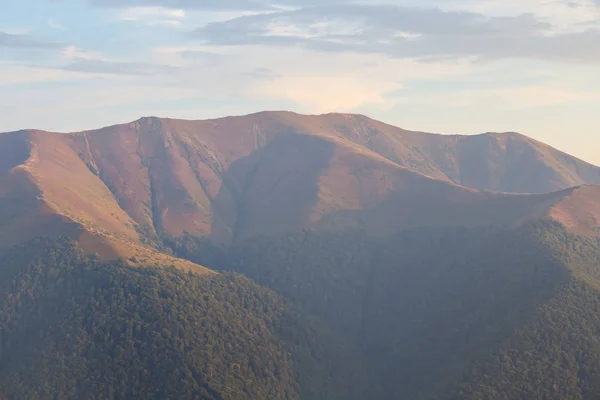 Evening Landscape Mountain Ridge Sunset — Stock Photo, Image