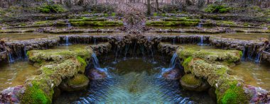 bir dağ panoramada küçük dağ Nehri