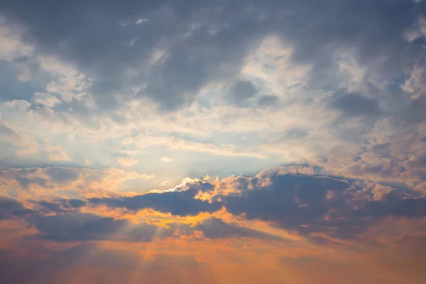 Belo Dramático Pôr Sol Fundo — Fotografia de Stock