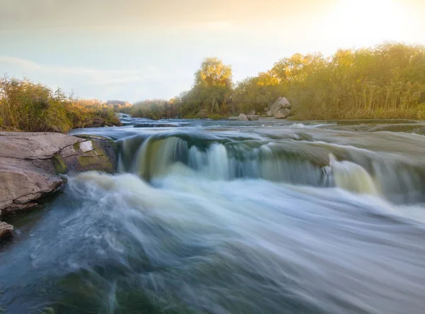 Rushing River Sunset — Stock Photo, Image