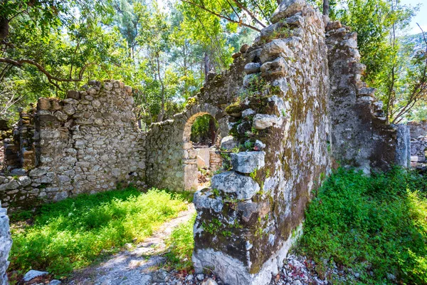 Oude Oude Ruïne Turkije Lucian Way Olympos — Stockfoto