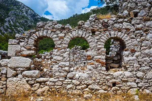 Antigua Ruina Turquía Lucian Way Olympos —  Fotos de Stock