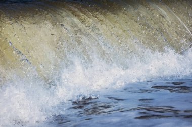 fırtınada dalgalar ile closeup deniz kıyısı