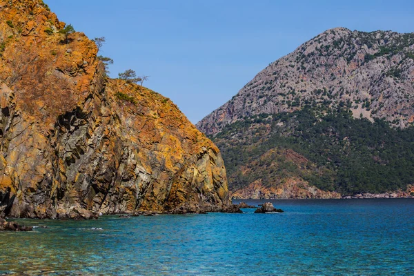 Närbild Havscape Den Varma Sommardagen — Stockfoto