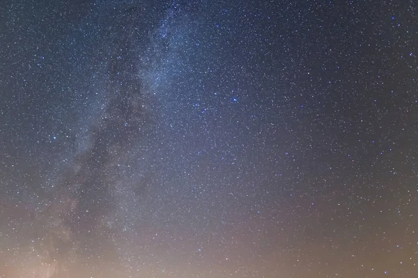 Krásná Noční Obloha Mléčnou Cestou Přírodní Pozadí — Stock fotografie