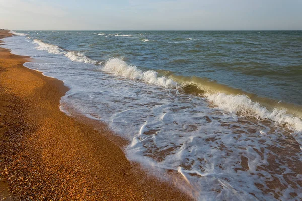 Sommar Sandstrand Kvällen — Stockfoto