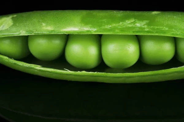 Granos Guisantes Frescos Verdes — Foto de Stock