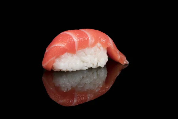 Odmiany Krewetek Łososia Sushi — Zdjęcie stockowe