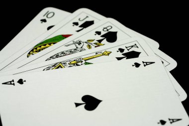 oyun kartları, poker eli 