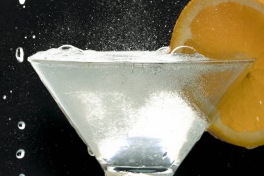 maden suyunda portakal dilimi