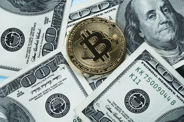 Metalik kripto para bitcoin