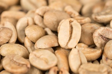 kahve çekirdekleri kızartma için hazır