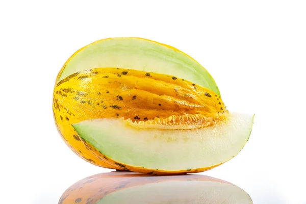 Ripe Melon White Background — Stock Photo, Image