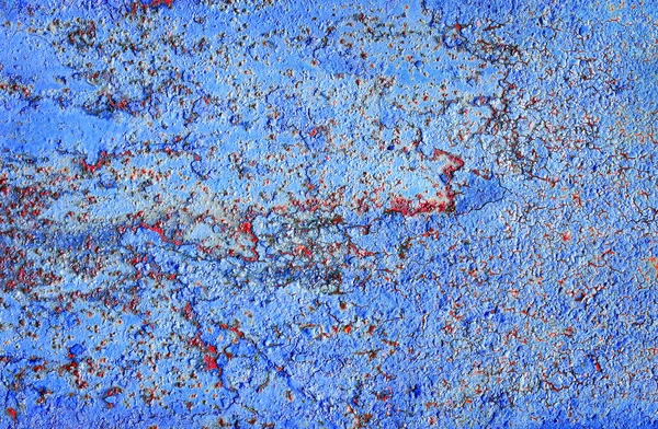 Синий Ржавый Металлический Фактурный Фон Синий Абстрактный Фон Старый Окрашенный — стоковое фото
