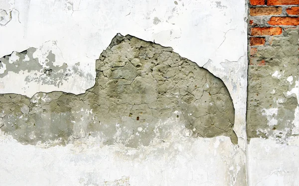 eski sıvalı tuğla duvar. eski alçı doku arka plan. kopyalama alanları