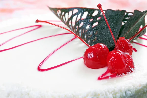 cherries on the cake. cherries on the cream