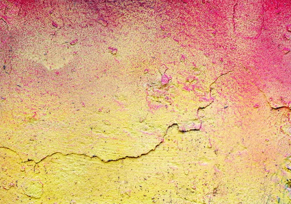 Bunt Bemalte Verputzte Betonwand Farben Des Regenbogens Abstrakte Bunte Textur — Stockfoto