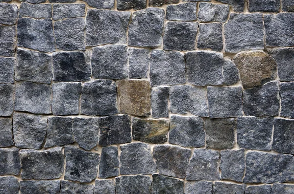 Mur Blocs Granit Texture Mur Granit Fond Trottoir Granit Vue — Photo