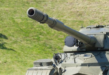 Eski Sovyet tankları - silah üzerinde odak .
