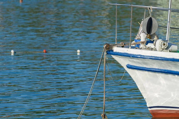 Bílé Jachty Pobřeží Středozemního Moře Antalya — Stock fotografie