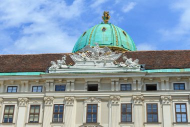 Viyana, Avusturya Hofburg Sarayı'nın mimari parçalar görünümü.