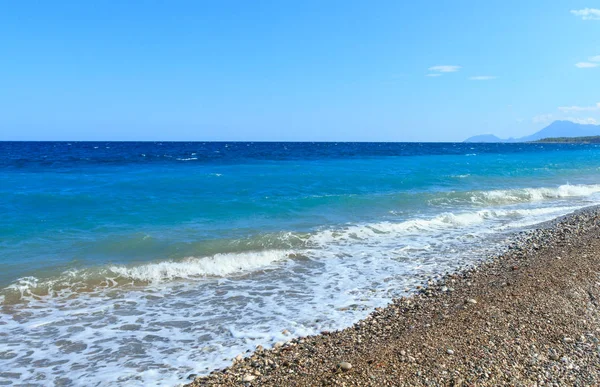 Mar Mediterrâneo Azul Kiris Antalya — Fotografia de Stock