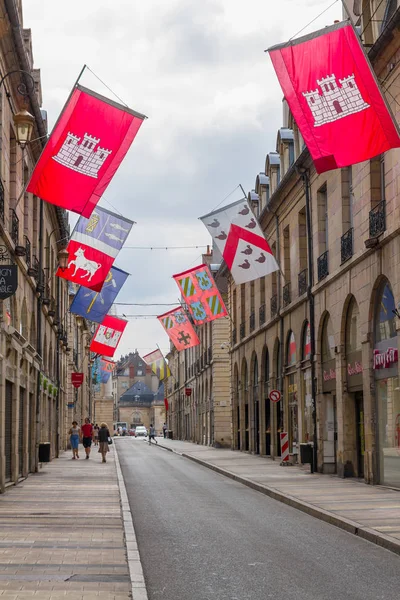 ディジョンの旧市街-ブルゴーニュ、フランス. — ストック写真