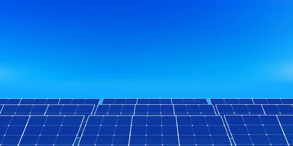 Energia Geração Energia Solar Fundo — Vetor de Stock