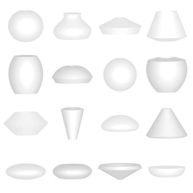 Simge sağlam siluet nesne