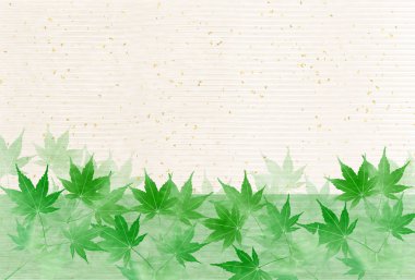 Akçaağaç yaz yaprak arka plan