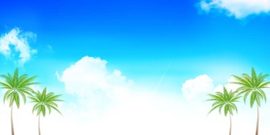 Palm yaz sahne arka plan