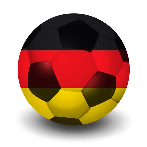 Deutsche Fußball Ikone — Stockvektor