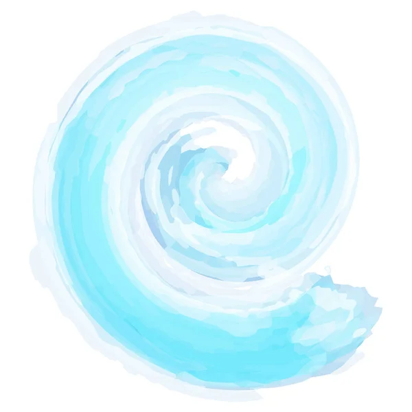 Sea Summer Swirl Icon — Stock Vector