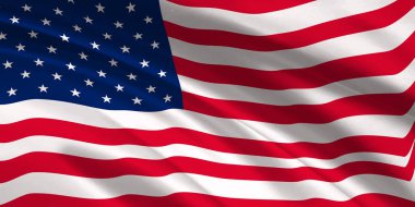 Amerikan bayrağı ipek arka plan