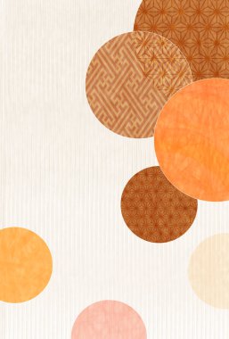 Sonbahar Japon kağıt arka plan sonbahar yaprakları