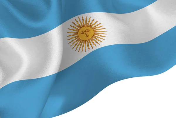 Bandeira Nacional Argentina Fundo —  Vetores de Stock