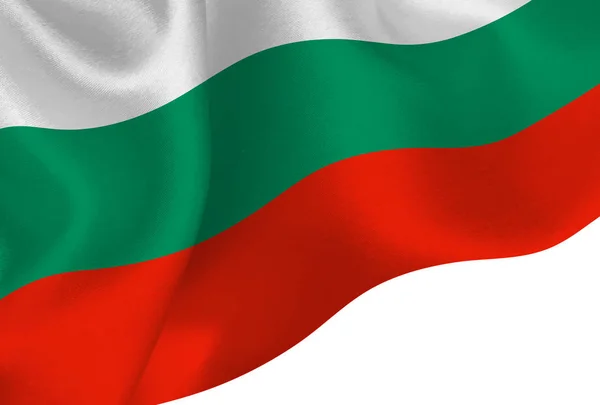 Bulgarije Nationale Vlag Achtergrond — Stockvector