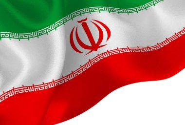 Iran ulusal bayrak arka plan