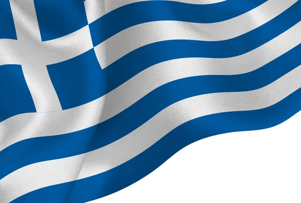 Фон Национального Флага Греции — стоковый вектор