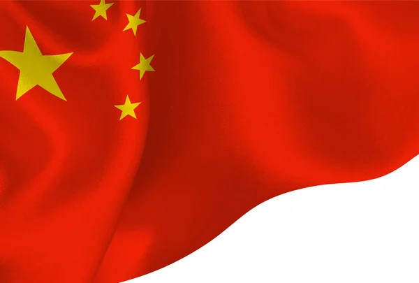 Bandeira Nacional China Fundo —  Vetores de Stock