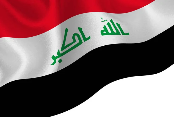 Irak Drapeau National Fond — Image vectorielle