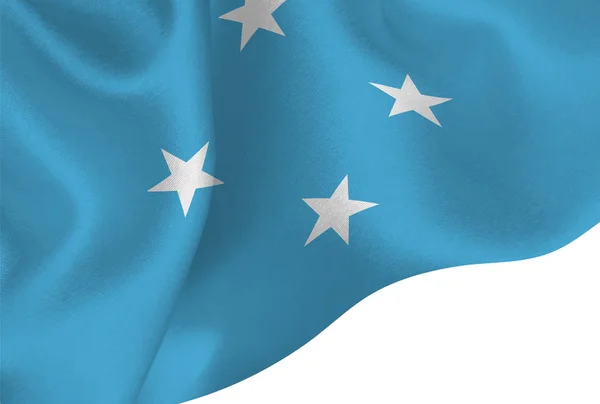 Μικρονησία Εθνική Σημαία Φόντο — Διανυσματικό Αρχείο